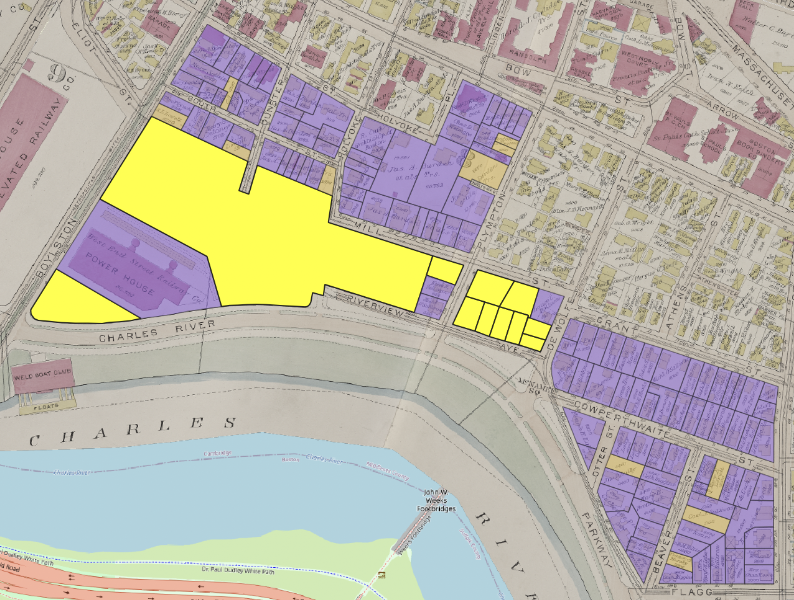 Vectorized parcels with Harvard highlighted